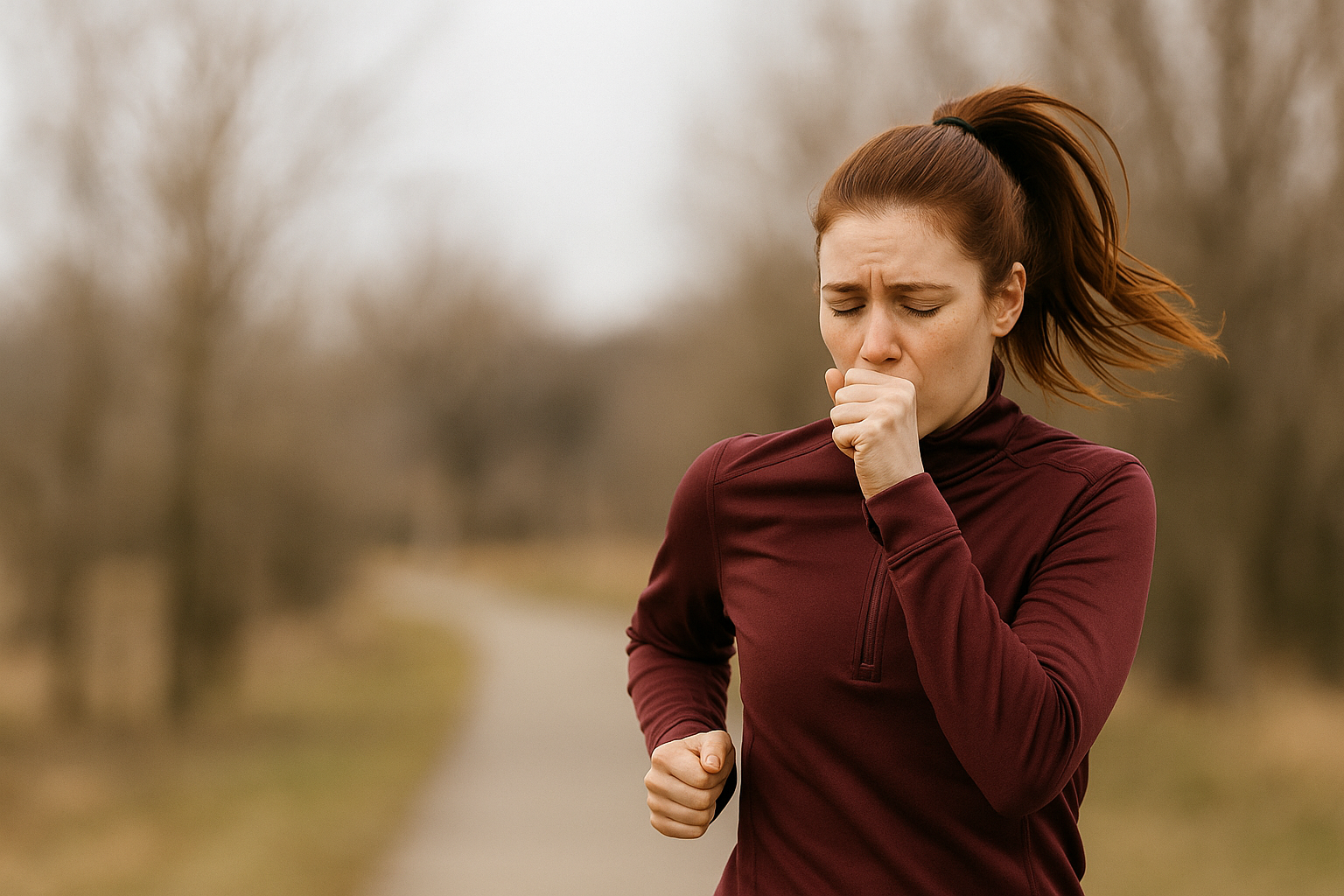 aller courir quand on est malade