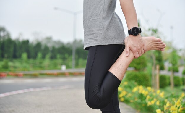 courir avec une entorse cheville​