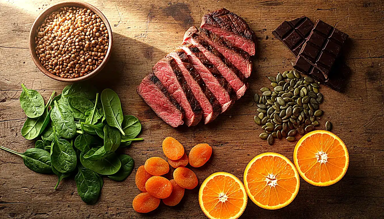 Aliments riches en fer pour prévenir l&rsquo;anémie chez le coureur