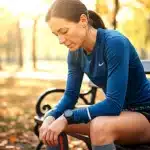 Coureuse fatigue anemie repos apres course