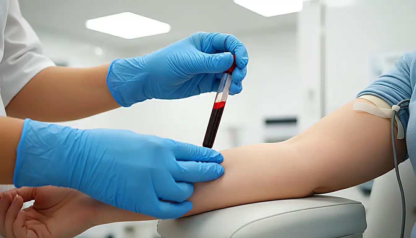 Prise de sang pour bilan biologique d&rsquo;anémie chez le coureur