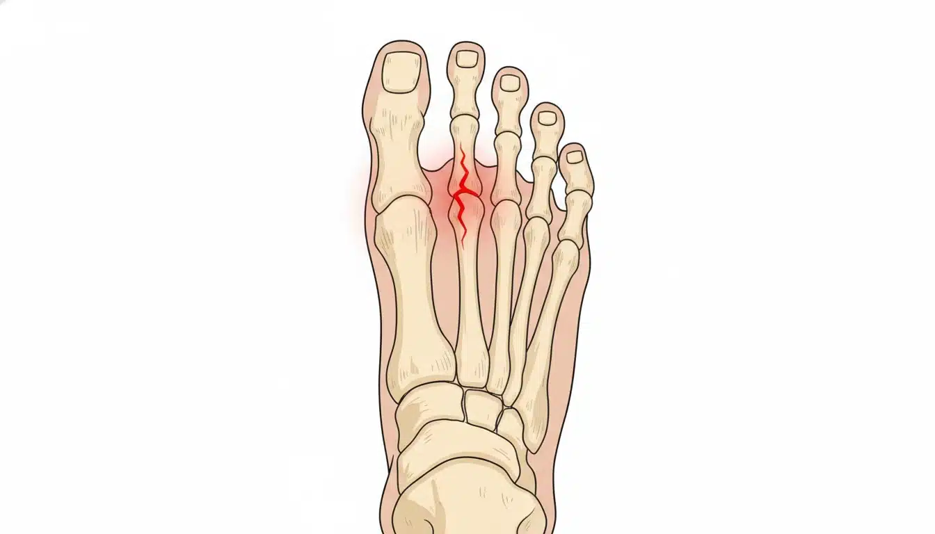 Anatomie d&rsquo;une fracture de phalange d&rsquo;orteil chez le coureur