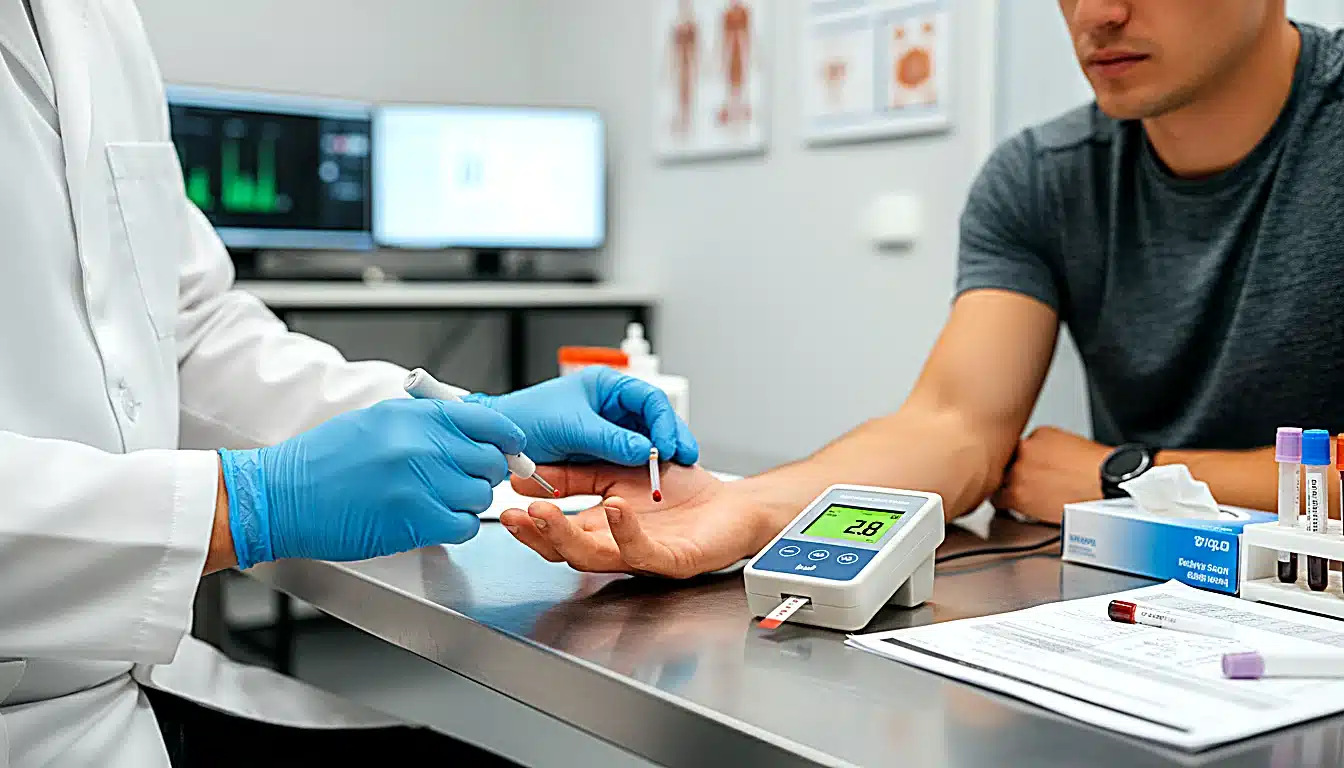 Test de lactate pour mesurer le seuil anaérobie en laboratoire