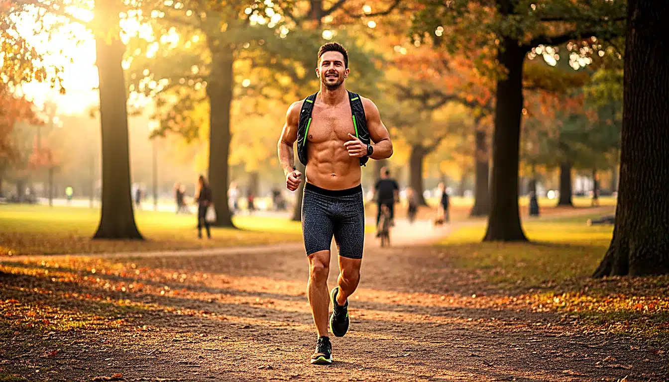 Coureur faisant du cardio léger après sa séance de musculation