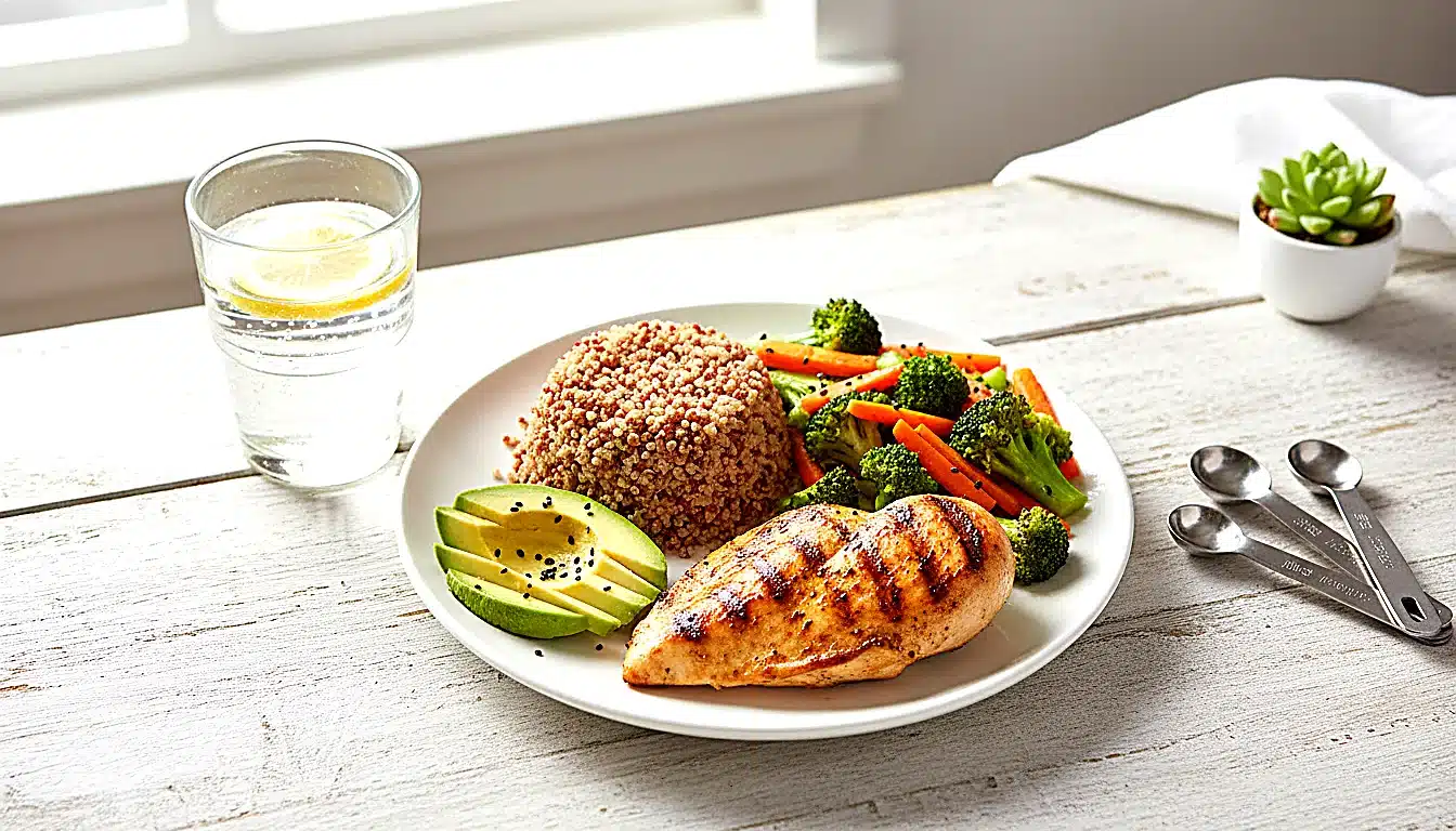 Repas équilibré pour soutenir la perte de poids du coureur
