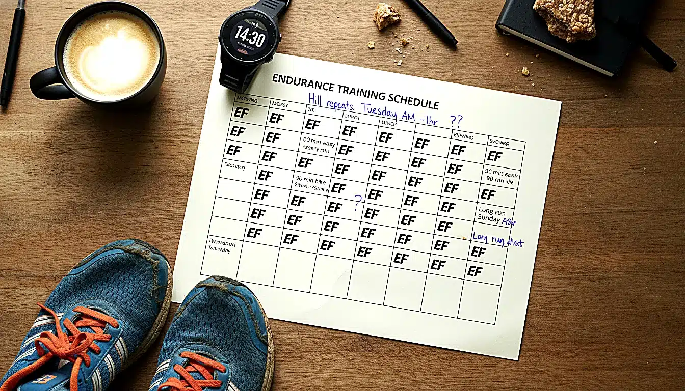 Plan d&rsquo;entraînement hebdomadaire endurance fondamentale