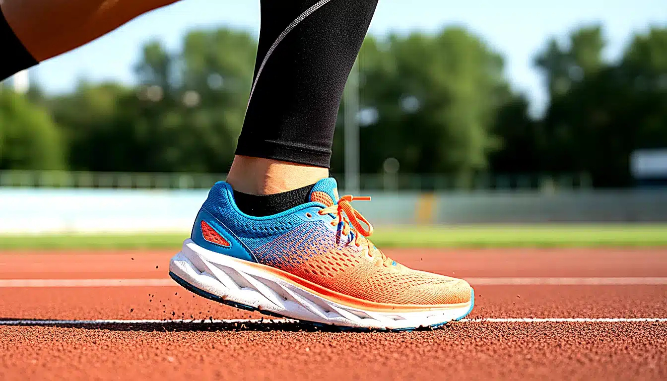 Foulée technique optimale mi-pied pour courir plus vite