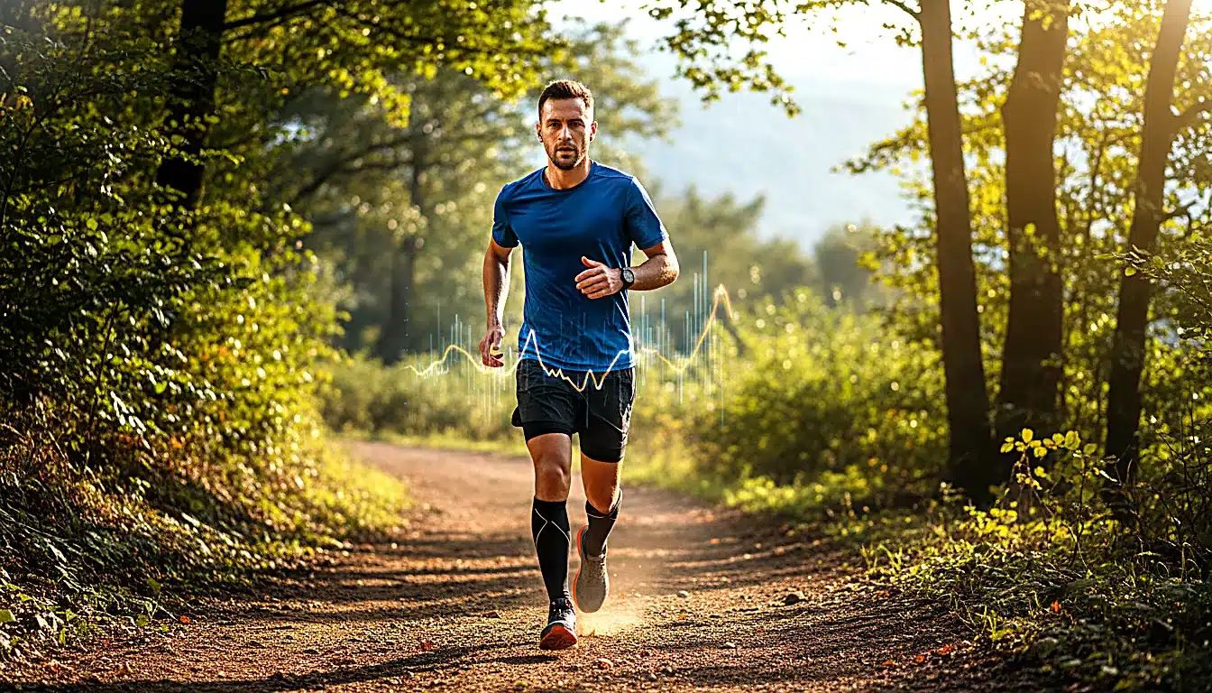 Coureur en pleine progression sur la durée