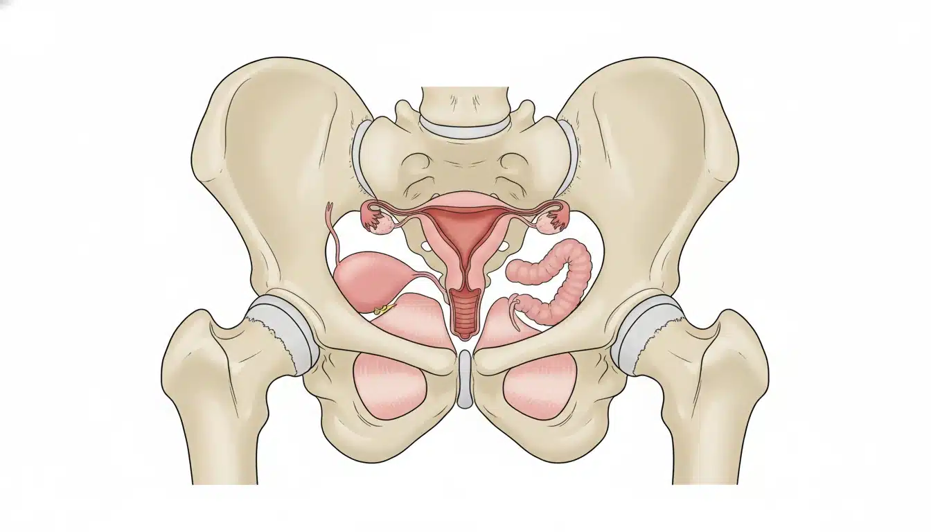 Anatomie d&rsquo;un prolapsus génital : descente des organes pelviens dans le vagin