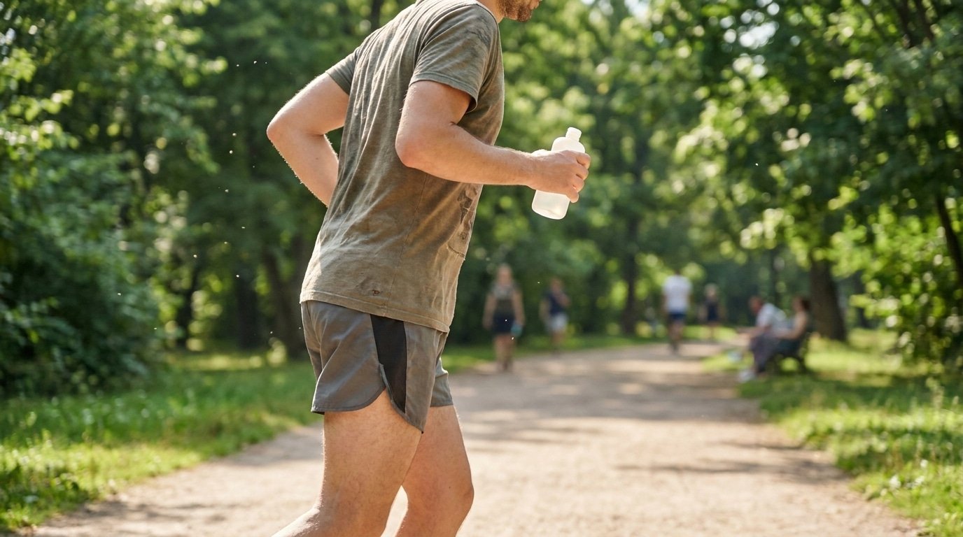 Coureur — Courir sans boire