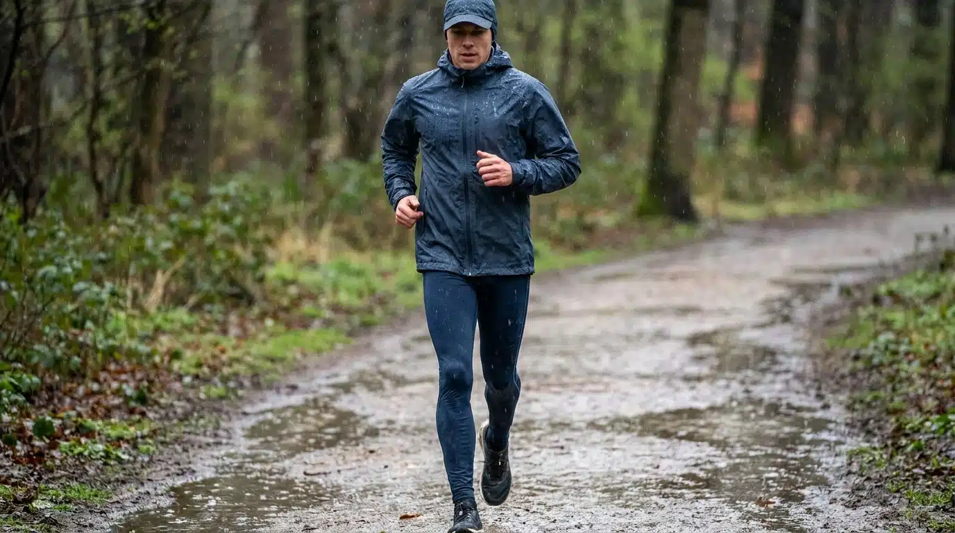 Coureur — Courir sous la pluie sans tomber malade